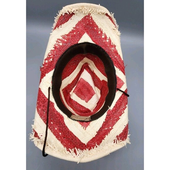 Corona Western Straw Hat Charlie Hats Made in Mexico Size Medium Cowboy - Picture 8 of 16